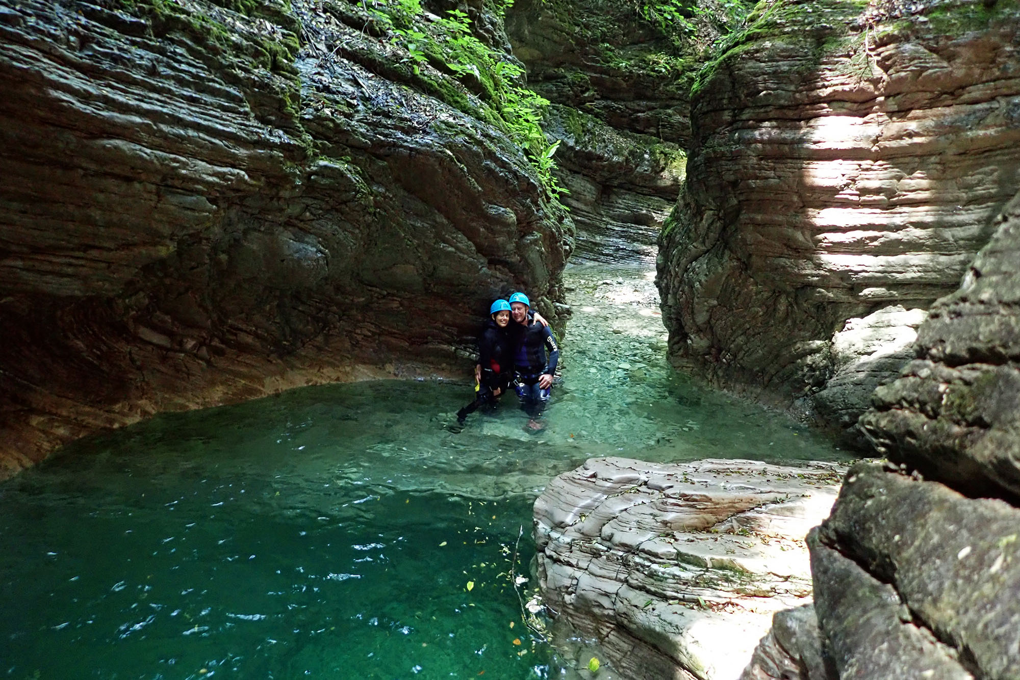 river trekking in Val di Botte Borgovalbelluna (BL)