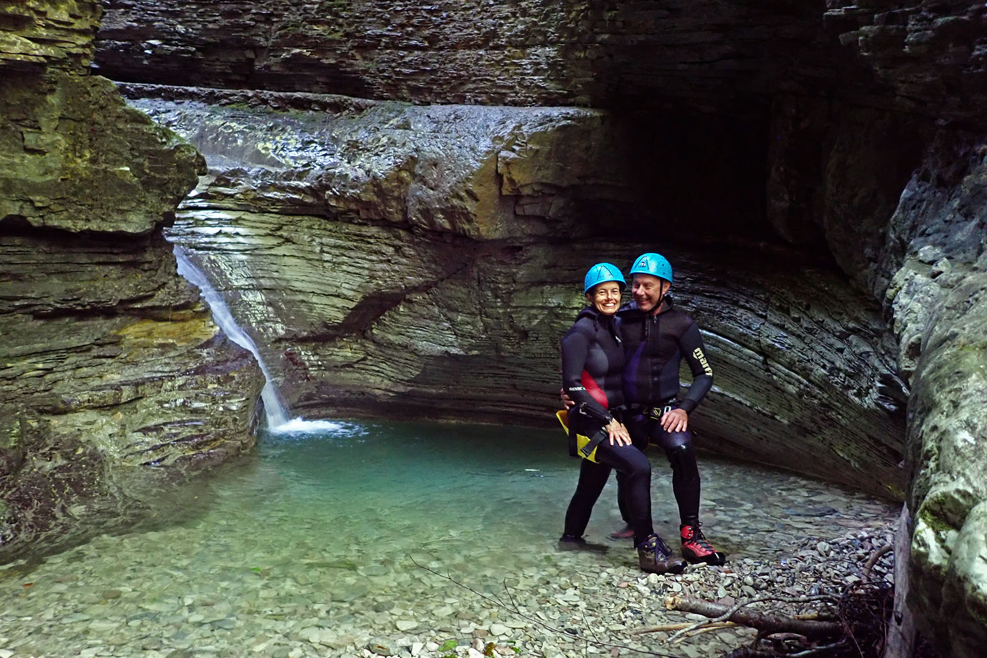 river trekking in Val di Botte Borgovalbelluna (BL)