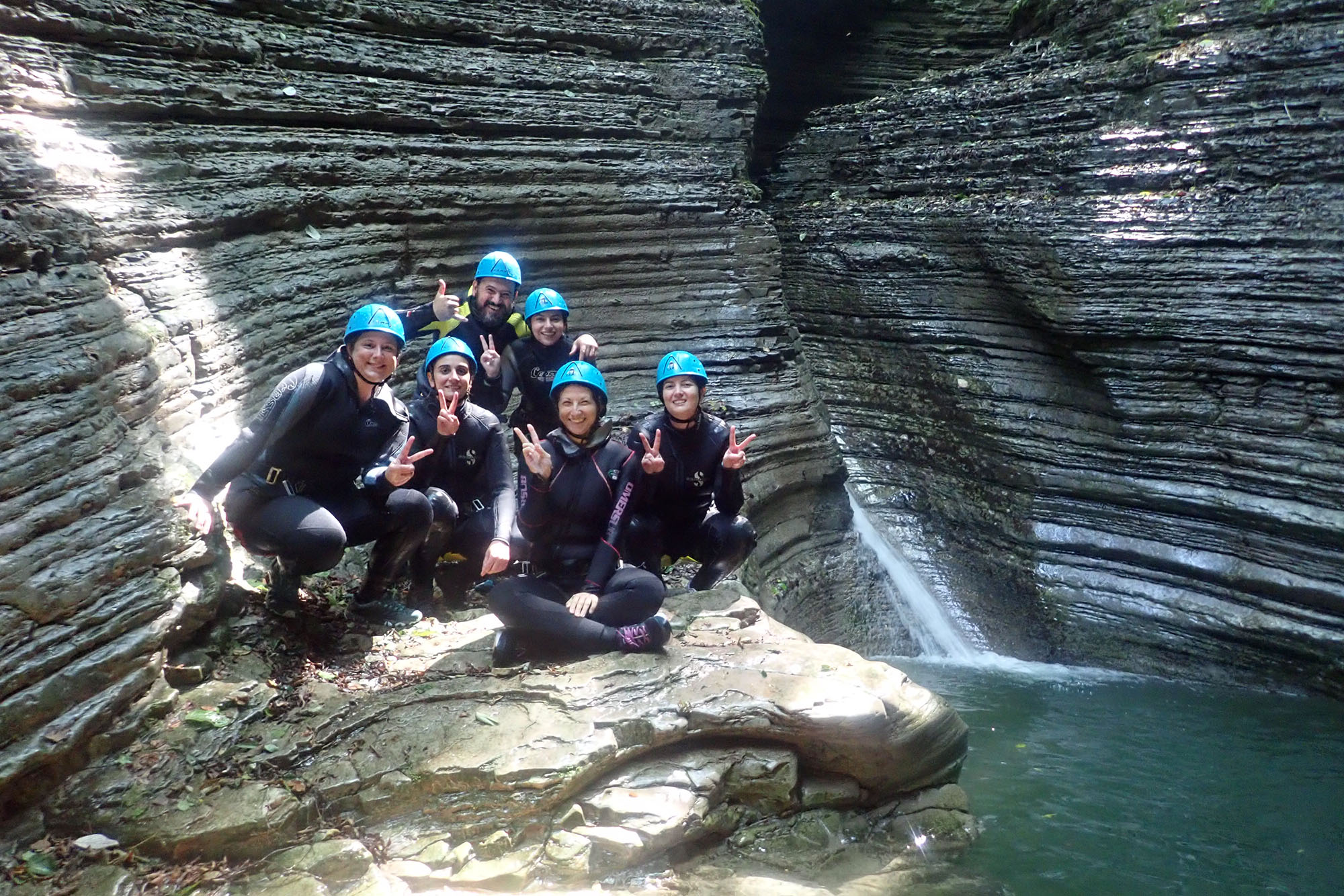 river trekking in Val di Botte Borgovalbelluna (BL)