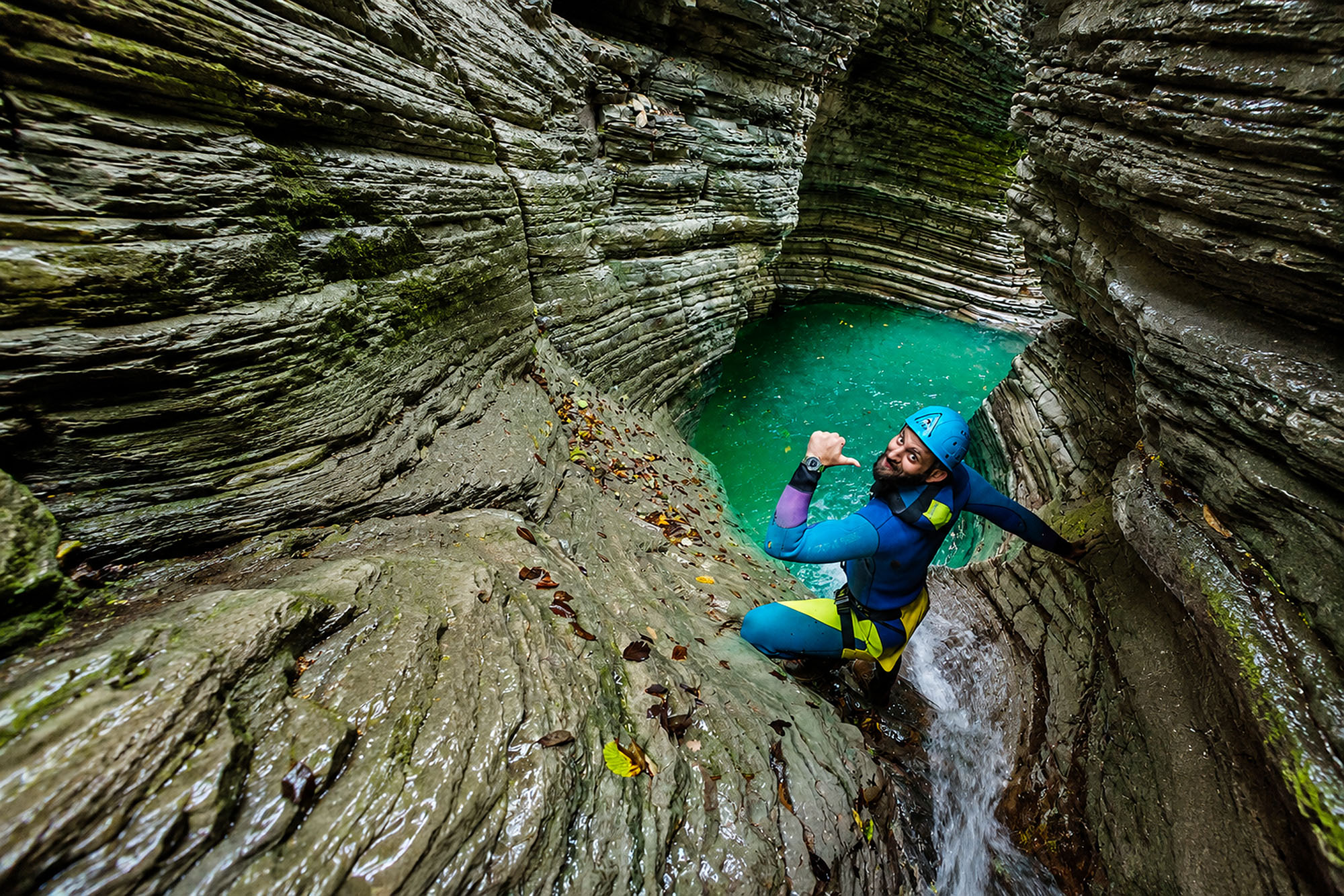 river trekking in Val di Botte Borgovalbelluna (BL)