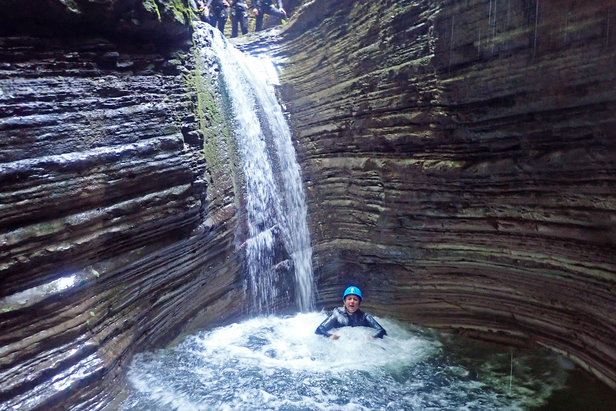 river trekking in Val di Botte Borgovalbelluna (BL)