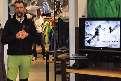 corso sicurazza con le ciaspole Salewa Montebelluna (TV)