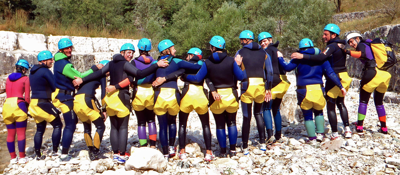 torrentismo e river trekking ai Brent de l'Art