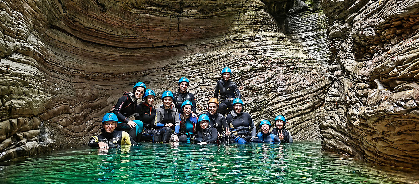 torrentismo e river trekking ai Brent de l'Art