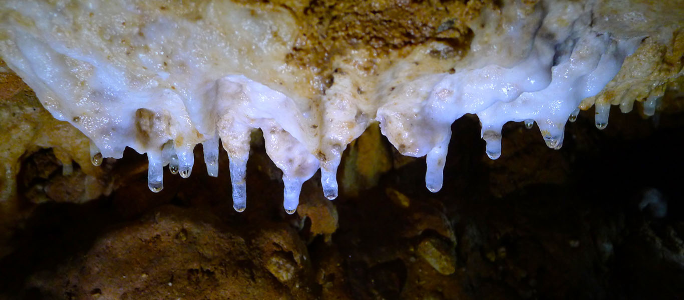 Caving at Bus delle Fratte, Montello