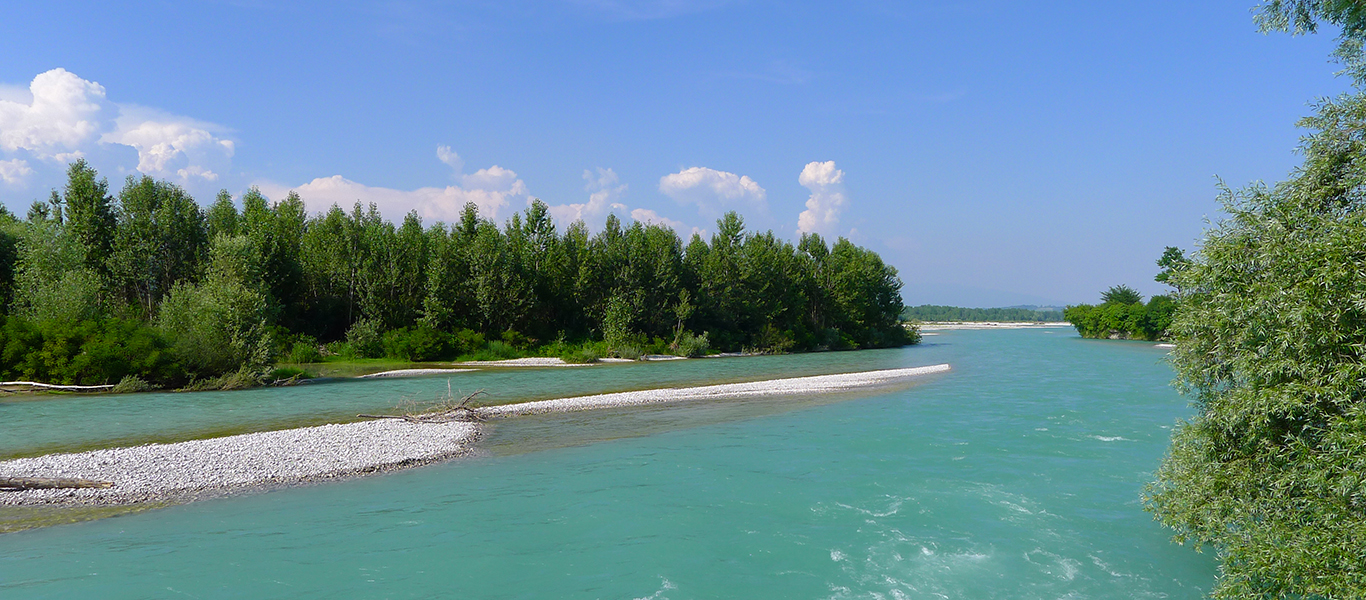 fiume Piave a Nervesa della Battaglia (TV)