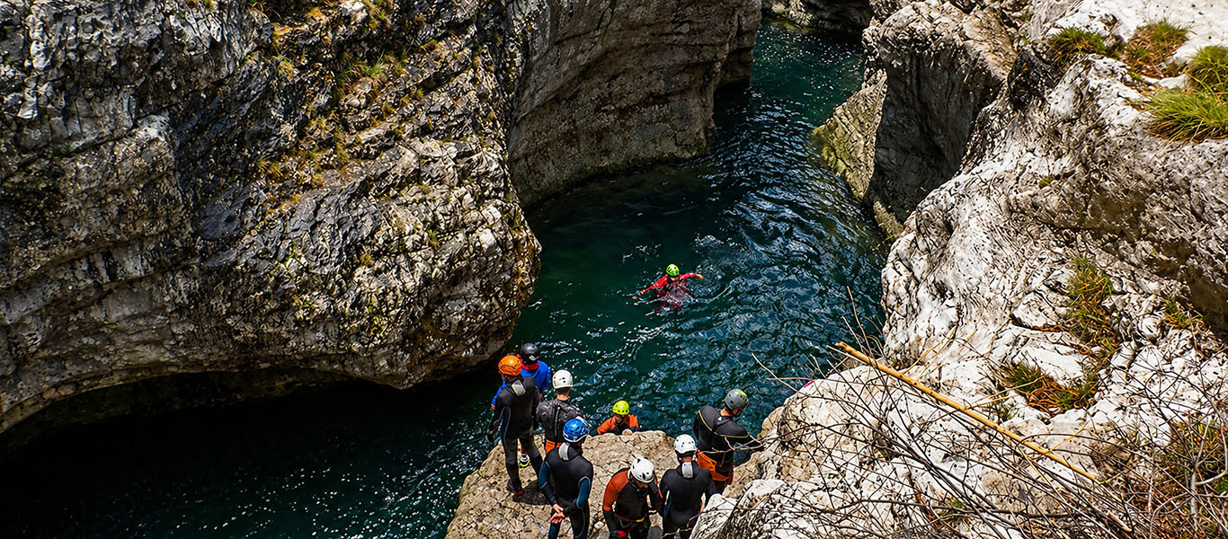Torrentismo e river trekking Gole di Arsiero (VI) canyon e cascate naturali