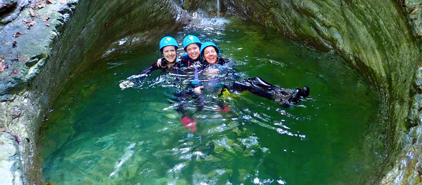 river trekking in Val di Botte