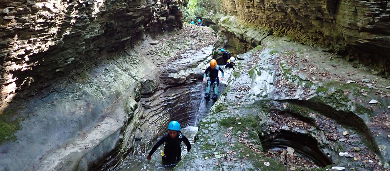 river trekking in Val di Botte